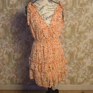 Altar'd State Pink Floral Mini Dress